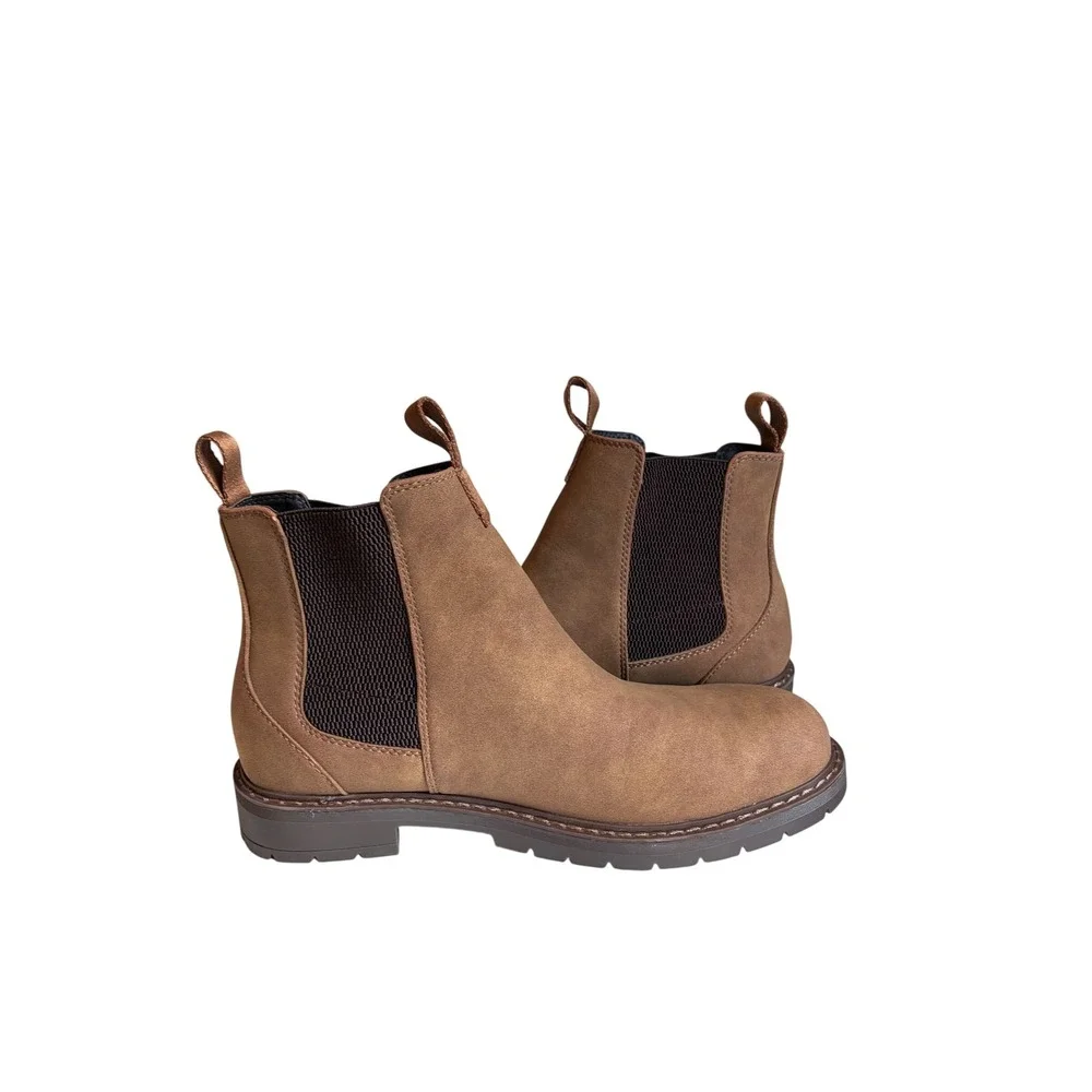 Portland Boot Company Men's BootsTan Brown‎ Lug Sole SZ 10